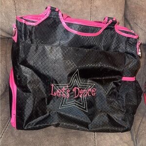 Thirty-One Black and Pink Travel Bag